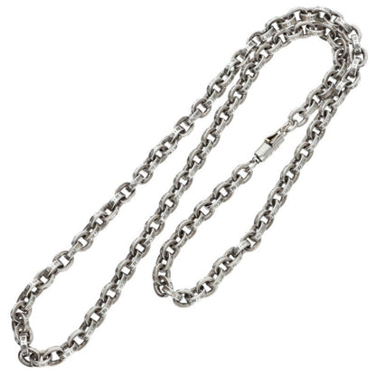 Chrome Hearts Paper Chain Necklace Silver Size 20 Inch