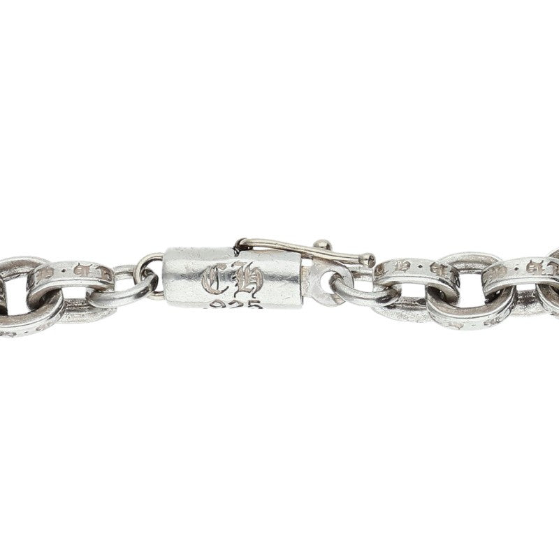 Chrome Hearts Paper Chain Necklace Silver Size 20 Inch