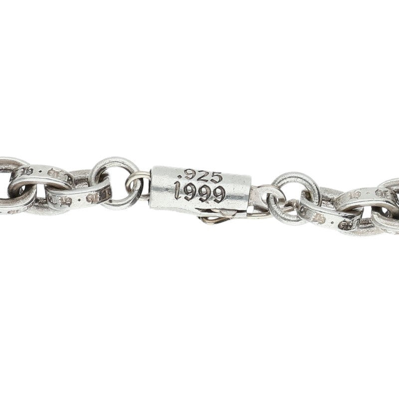 Chrome Hearts Paper Chain Necklace Silver Size 20 Inch