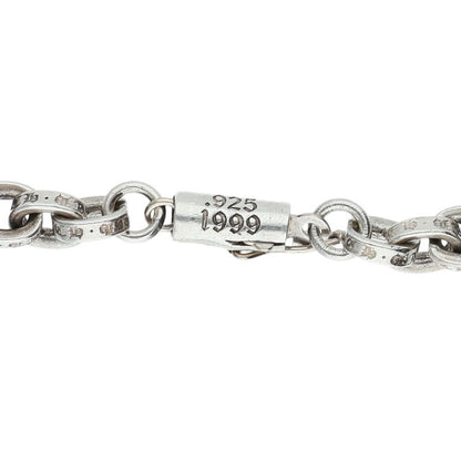 Chrome Hearts Paper Chain Necklace Silver Size 20 Inch