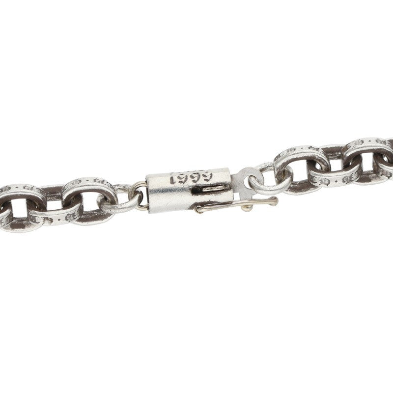 Chrome Hearts Paper Chain Silver Necklace Size 20 Inch