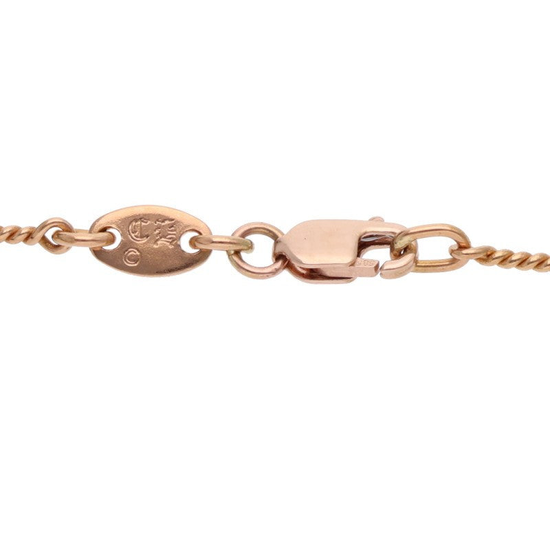 Chrome Hearts 22K T20 Twist Chain Gold Necklace Size 20
