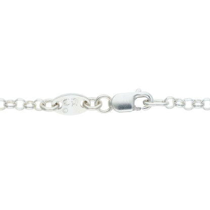 Chrome Hearts R24 Roll Chain Silver Necklace Size 24 Inch