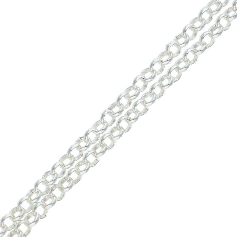 Chrome Hearts R24 Roll Chain Silver Necklace Size 24 Inch
