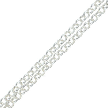 Chrome Hearts R24 Roll Chain Silver Necklace Size 24 Inch