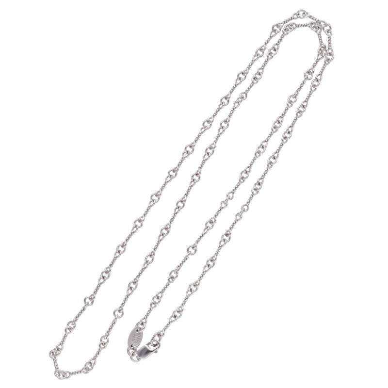 Chrome Hearts 18K WG T20 Twist Chain Necklace Size 20 Inch