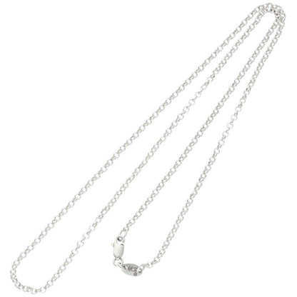 Chrome Hearts Roll Chain Silver Necklace Size 18 Inch