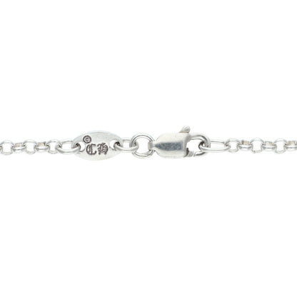 Chrome Hearts Roll Chain Silver Necklace Size 18 Inch