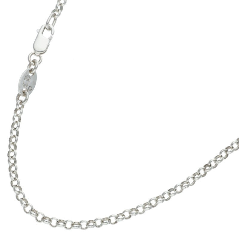 Chrome Hearts R18 Roll Chain Silver Necklace Size 18 Inch