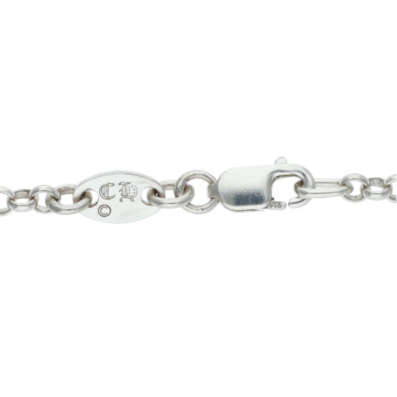 Chrome Hearts R18 Roll Chain Silver Necklace Size 18 Inch