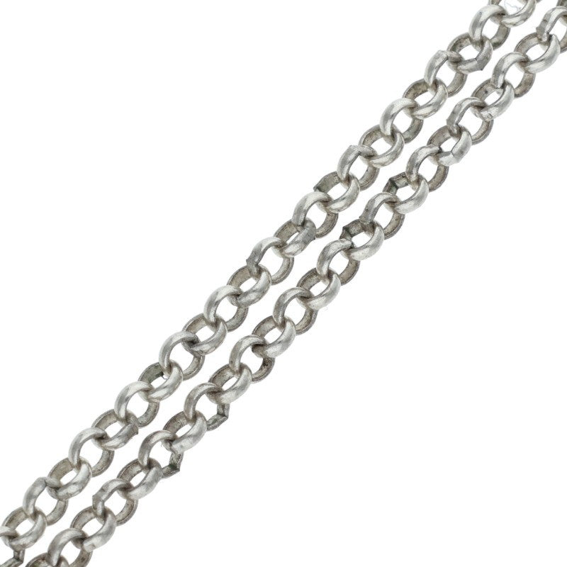 Chrome Hearts R18 Roll Chain Silver Necklace Size 18 Inch