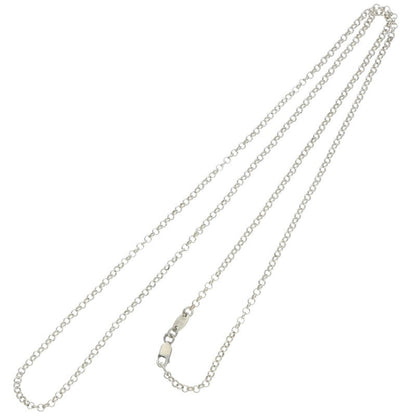 Chrome Hearts R24 Roll Chain Necklace Silver Size 24 Inch