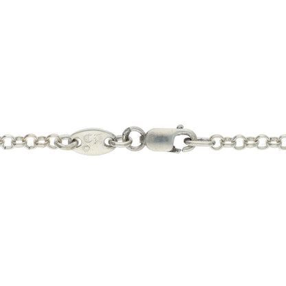 Chrome Hearts R24 Roll Chain Necklace Silver Size 24 Inch