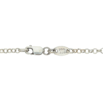 Chrome Hearts R24 Roll Chain Necklace Silver Size 24 Inch