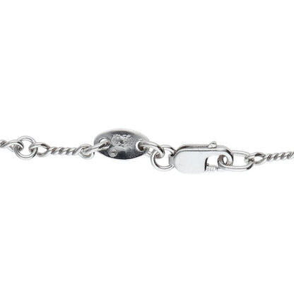 Chrome Hearts 18KWG Twist Chain Necklace Size 18 Inch