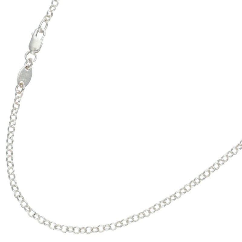 Chrome Hearts ROLL CHAIN Silver Necklace Size 24 Inch