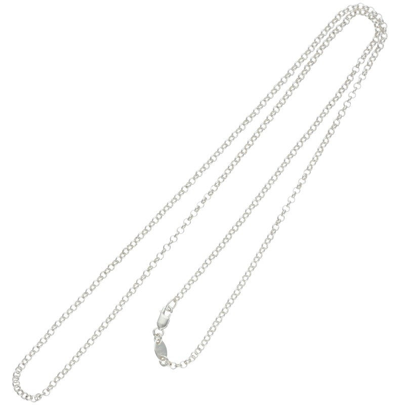 Chrome Hearts ROLL CHAIN Silver Necklace Size 24 Inch