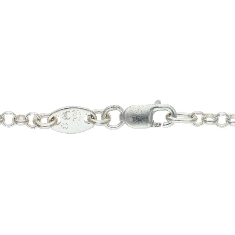 Chrome Hearts ROLL CHAIN Silver Necklace Size 24 Inch