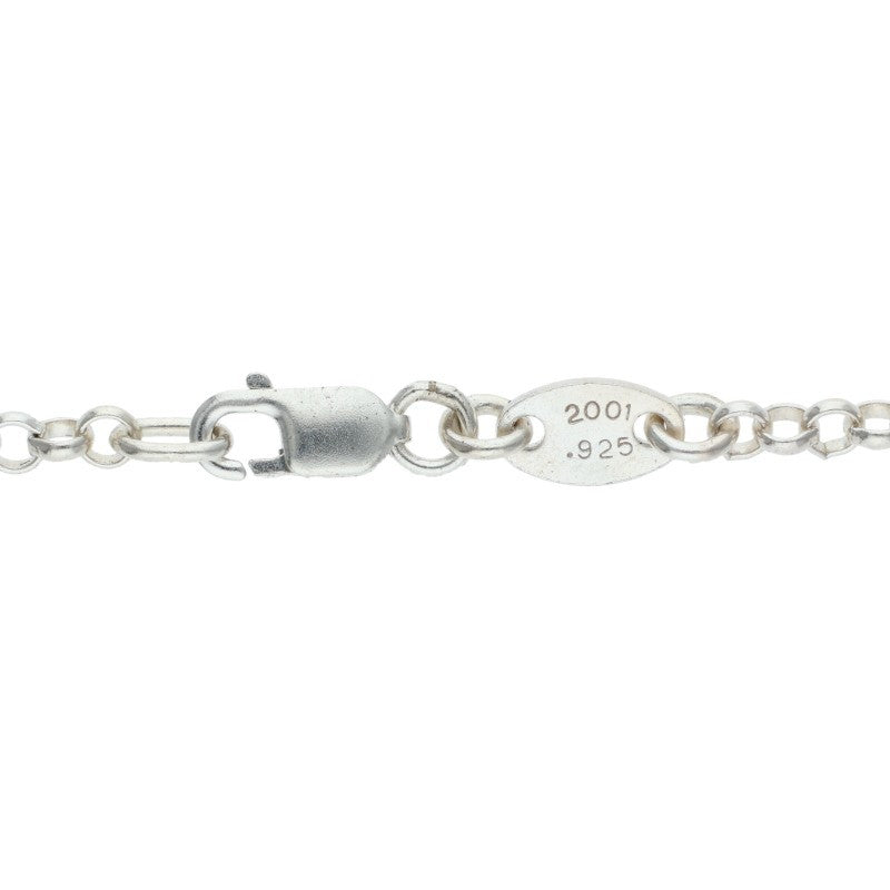 Chrome Hearts ROLL CHAIN Silver Necklace Size 24 Inch
