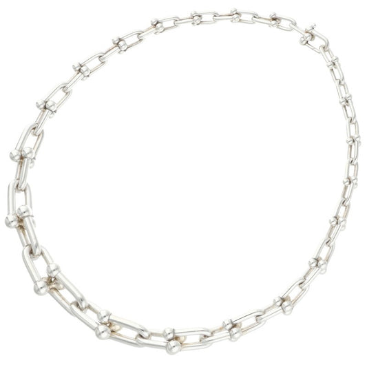 TIFFANY&Co. HardWear Graduated Silver Necklace Size 18 Inch