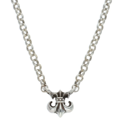 Chrome Hearts R18 BS Fleur Roll Chain Necklace Size 18 Inch