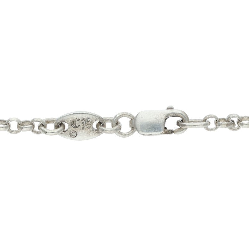 Chrome Hearts R18 BS Fleur Roll Chain Necklace Size 18 Inch