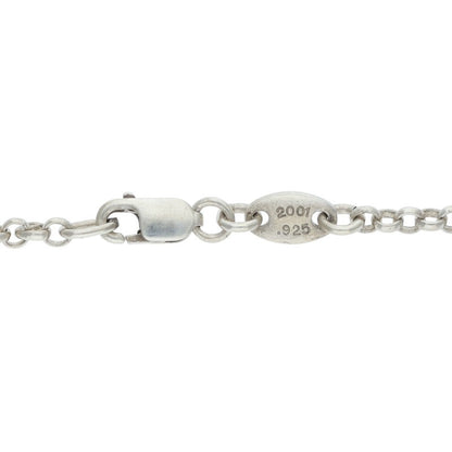 Chrome Hearts R18 BS Fleur Roll Chain Necklace Size 18 Inch
