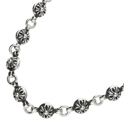 Chrome Hearts Cross Ball Chain Silver Necklace Size 20 Inch