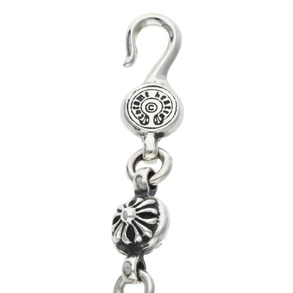 Chrome Hearts Cross Ball Chain Silver Necklace Size 20 Inch