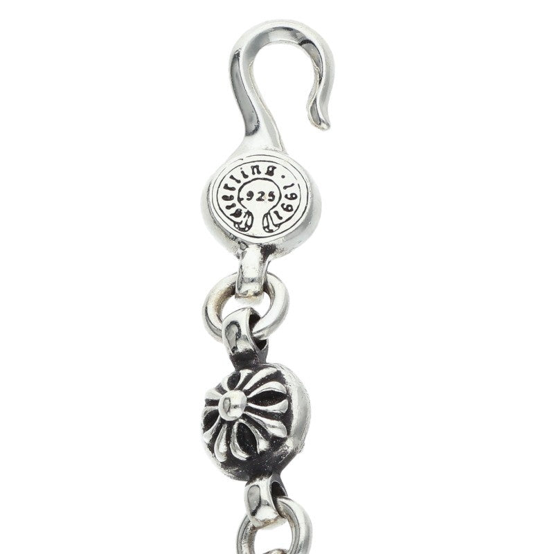 Chrome Hearts Cross Ball Chain Silver Necklace Size 20 Inch