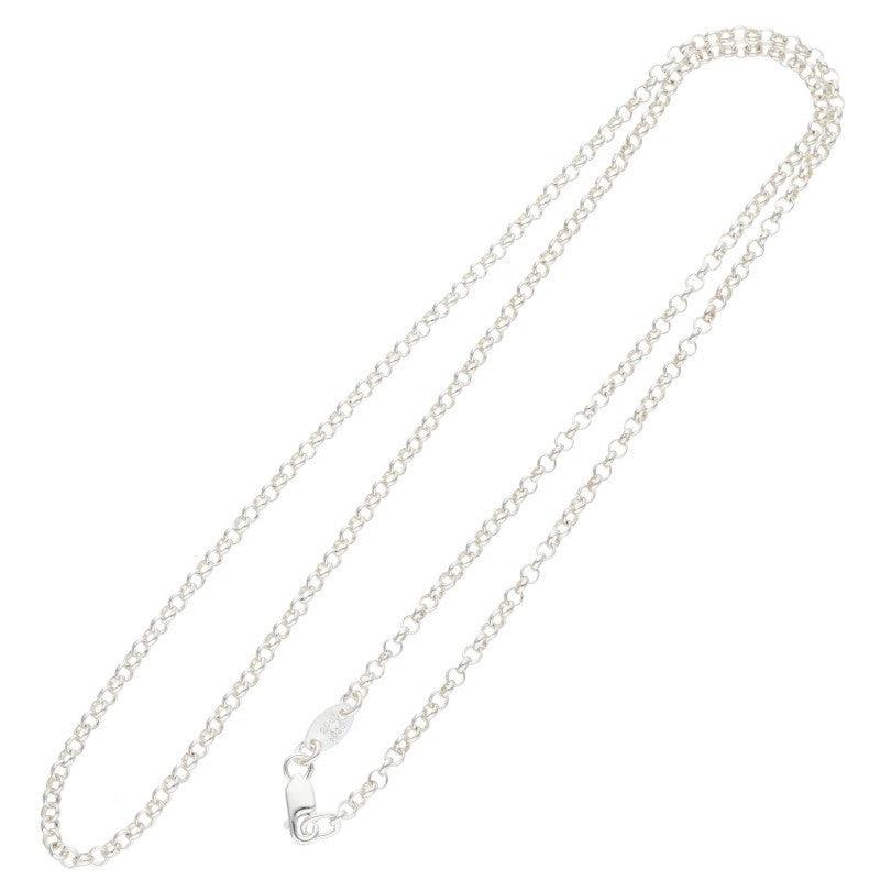 Chrome Hearts 925 Roll Chain Silver Necklace Size 20 Inch