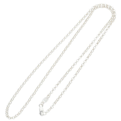Chrome Hearts 925 Roll Chain Silver Necklace Size 20 Inch