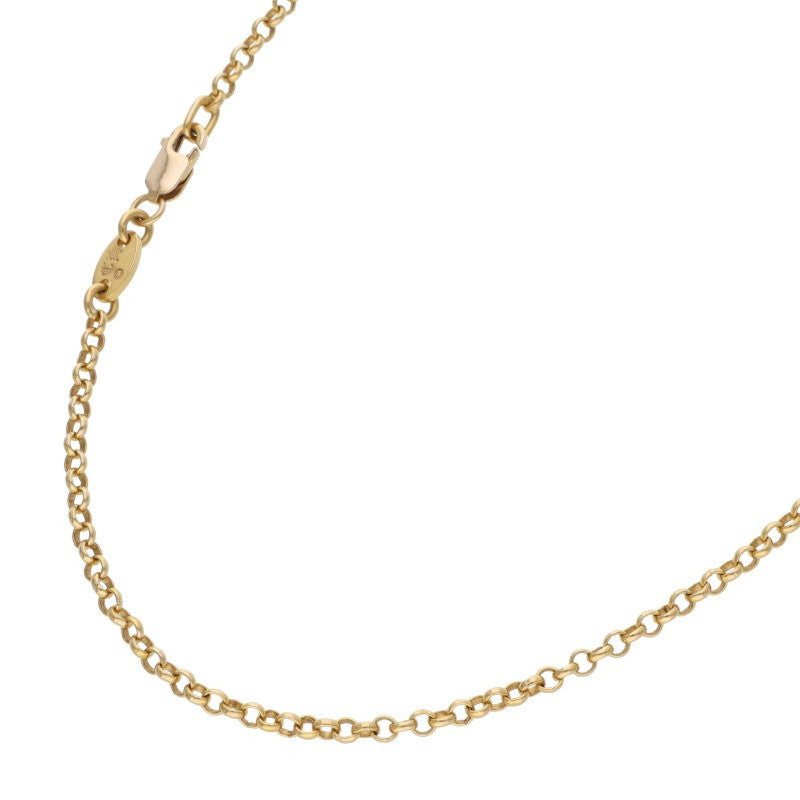 Chrome Hearts 22K Roll Chain Necklace Size 24 Inch