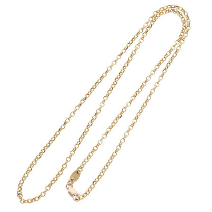 Chrome Hearts 22K Roll Chain Gold Necklace Size 18 Yellow
