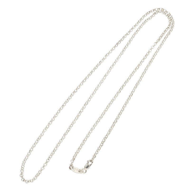 Chrome Hearts Silver Roll Chain Necklace Size 24 Inch
