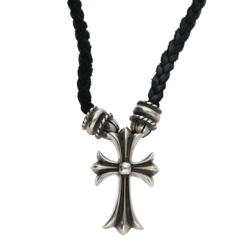 Chrome Hearts Small CH Cross Cord Necklace
