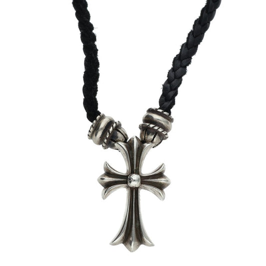 Chrome Hearts Small CH Cross Cord Necklace