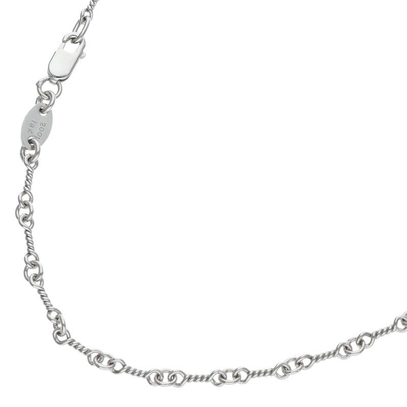 Chrome Hearts 18K WG Twist Chain Necklace Size 16 Inch
