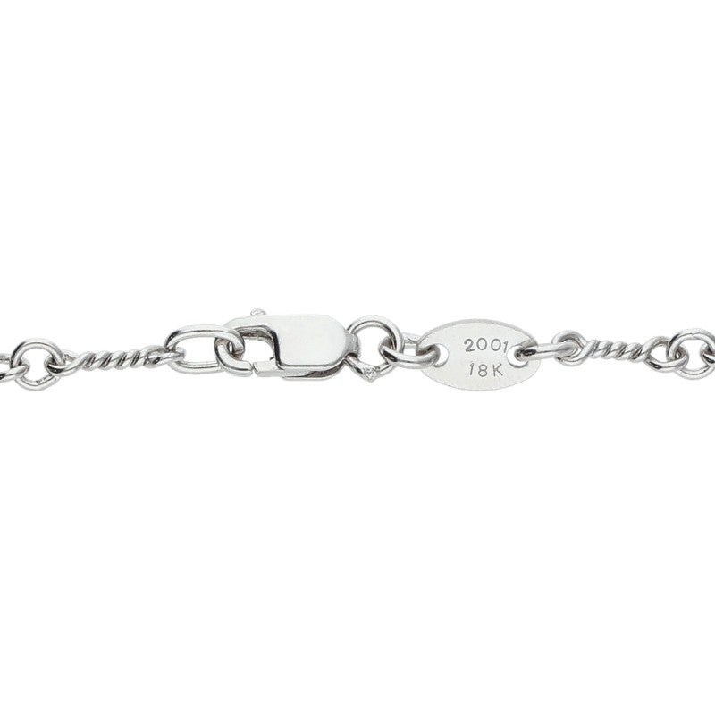 Chrome Hearts 18K WG Twist Chain Necklace Size 16 Inch