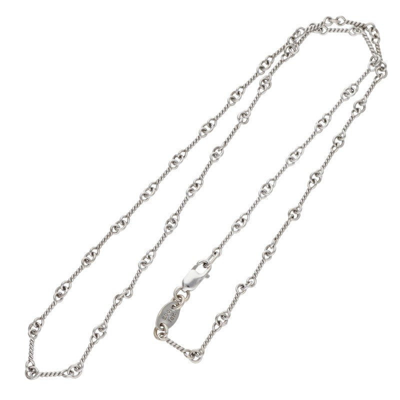 Chrome Hearts 18K White Gold Chain Necklace Size 16 Inch