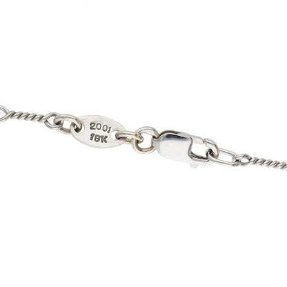 Chrome Hearts 18K White Gold Chain Necklace Size 16 Inch