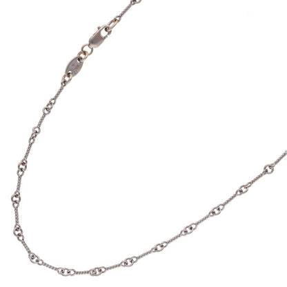Chrome Hearts 18K WG Twist Chain Necklace Size 18 Inch
