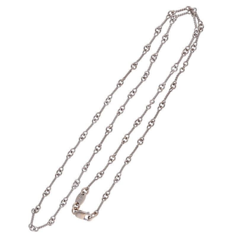 Chrome Hearts 18K WG Twist Chain Necklace Size 18 Inch