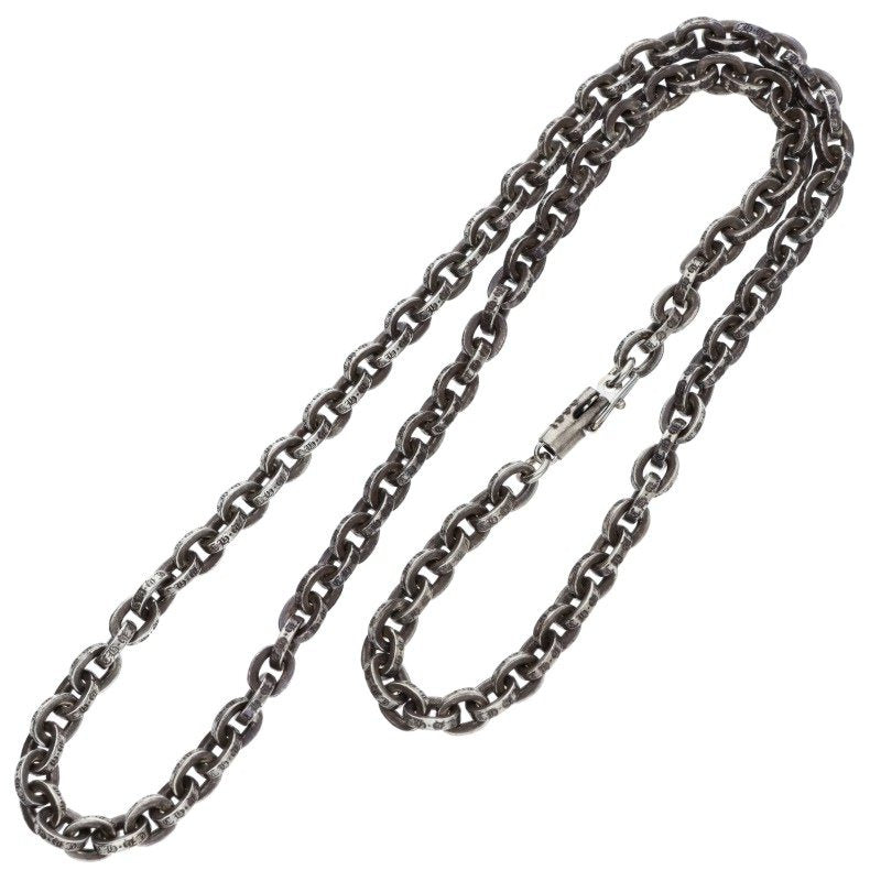 Chrome Hearts Paper Chain Silver Necklace Size 18 Inch