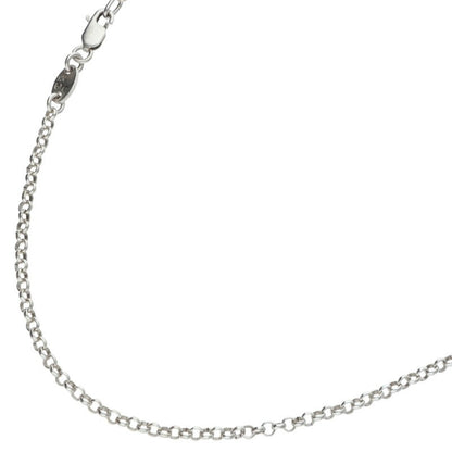 Chrome Hearts R20 Roll Chain Necklace Silver Size 20 Inch