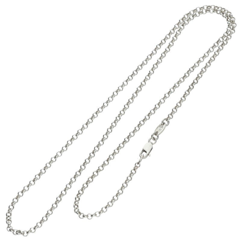 Chrome Hearts R20 Roll Chain Necklace Silver Size 20 Inch