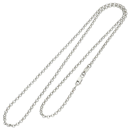Chrome Hearts R20 Roll Chain Necklace Silver Size 20 Inch