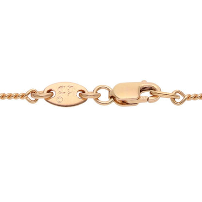 Chrome Hearts 22K Twist Chain Gold Necklace Size 20 Inch