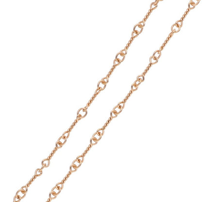 Chrome Hearts 22K Twist Chain Gold Necklace Size 20 Yellow