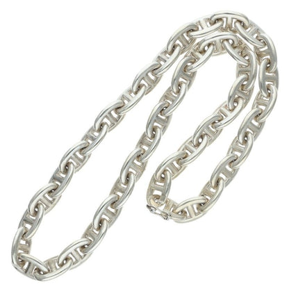 HERMES Chaine d'Ancre Silver Necklace Size PM